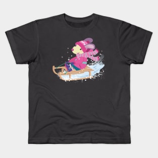 Polly sulla neve Kids T-Shirt